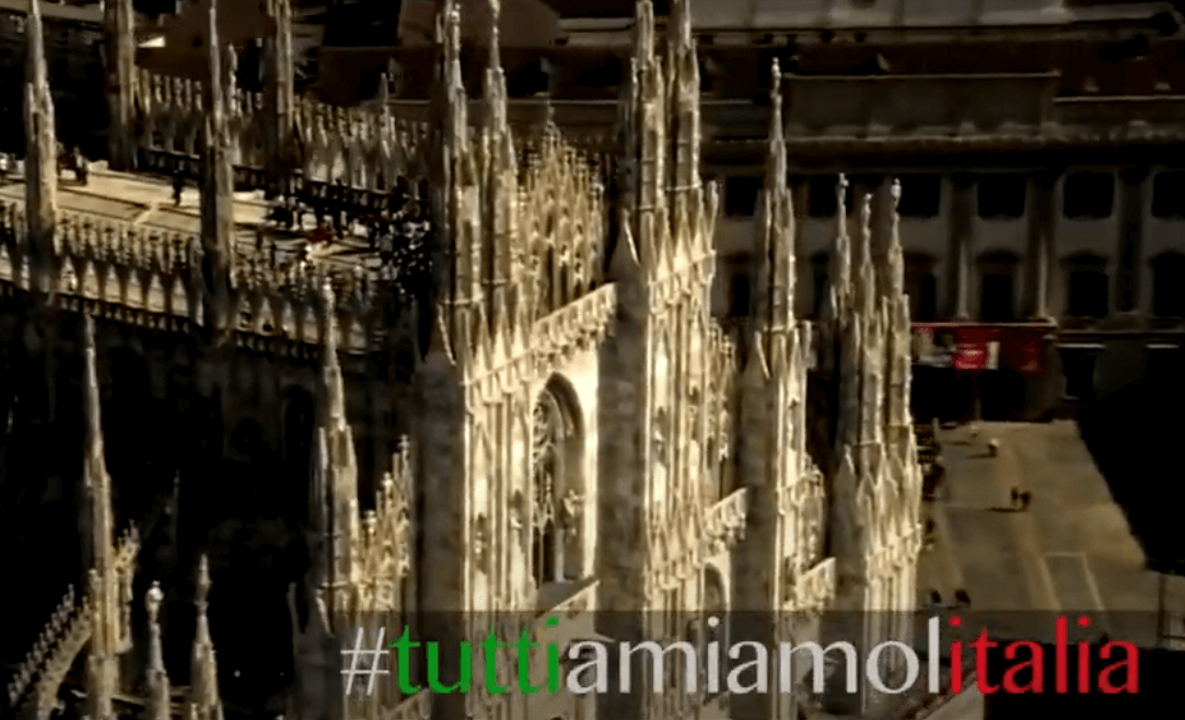 Orchestra Italiana del Cinema, un video di ottimismo e speranza e l'hahstag Tutti Amiamo L’Italia.