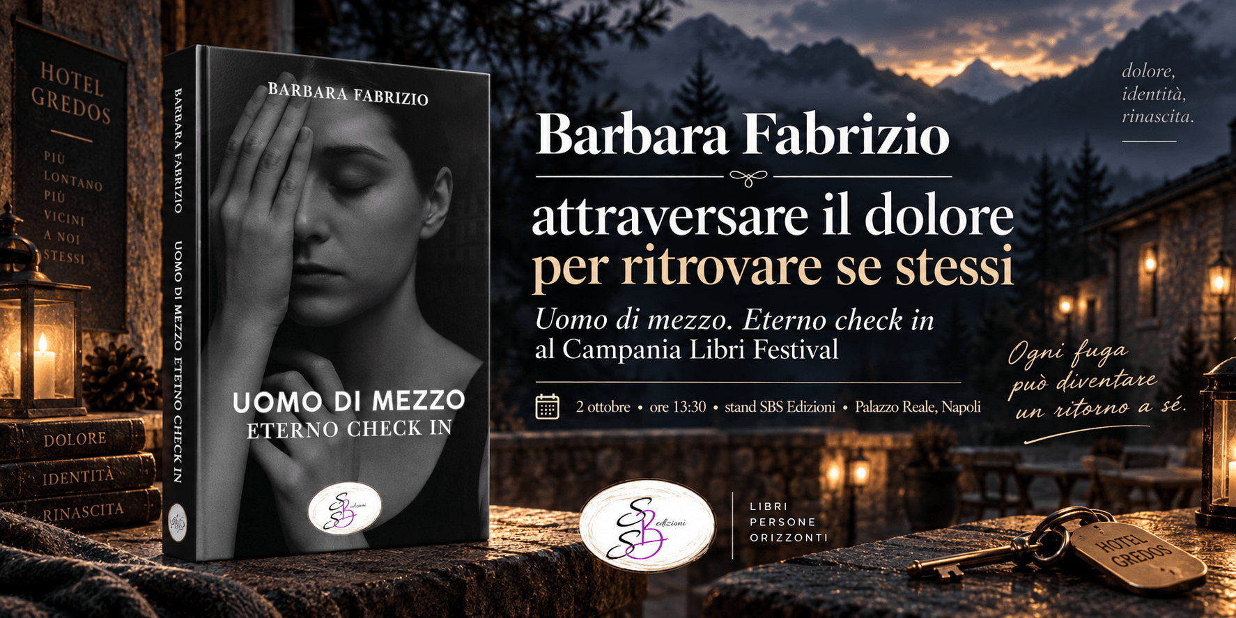 Uomo di mezzo. Eterno check in di Barbara Fabrizio arriva a Napoli: una storia di fuga, violenza e riscatto tra realtà e metafisica.